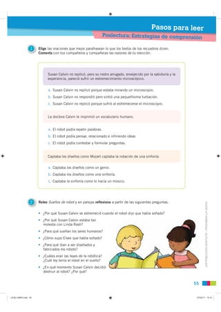 Pasos para leer
                                                                  Poslectura: Estrategias de comprensión

...