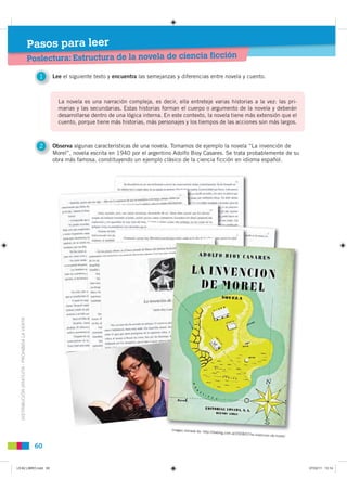 Pasos para leer
                                               Poslectura: Estructura de la novela de ciencia ficción
    ...