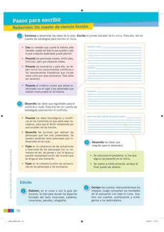 Pasos para escribir
                                               Redacción: Un cuento de ciencia ficción

              ...