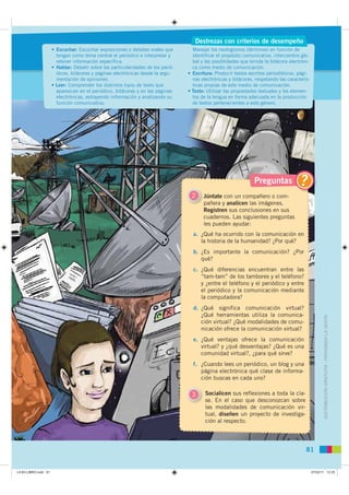 Destrezas con criterios de desempeño
                      • Escuchar: Escuchar exposiciones o debates orales que         ...