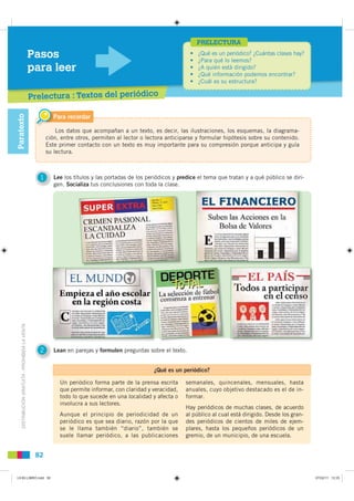 PRELECTURA
                                                Pasos                                                          ...