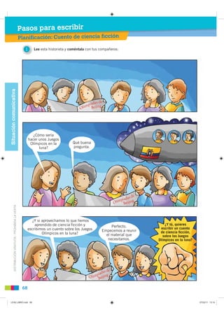 Pasos para escribir
                                                      Planificación: Cuento de ciencia ficción

      ...