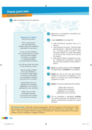 Pasos para leer
                                               Lectura: Romance

                                         ...