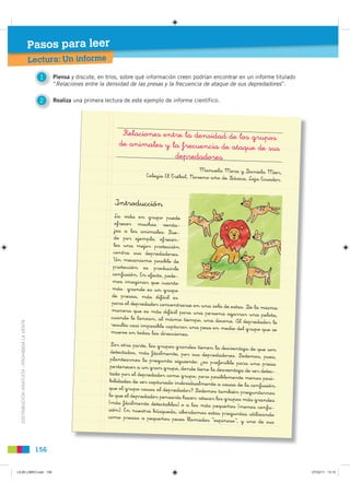 Pasos para leer
                                               Lectura: Un informe

                                      ...