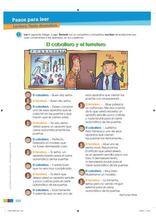 Pasos para leer
                                               Lect a: Texto dramático
                                   ...