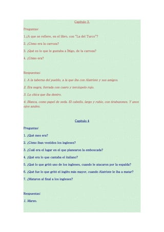 Lengua, Cap. Alatriste Minia