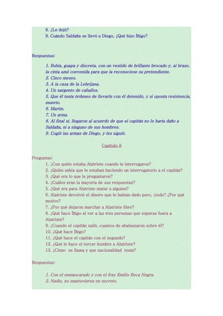 Lengua, Cap. Alatriste Minia