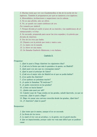 Lengua, Cap. Alatriste Minia