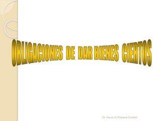 Dr. Oscar G Chipana Condori
 