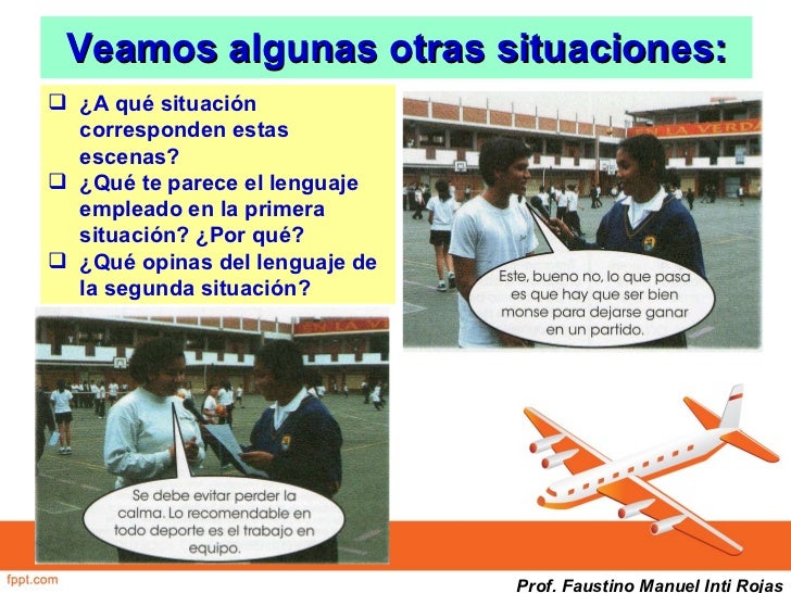 Lenguaje Formal E Informal Con Ejemplos