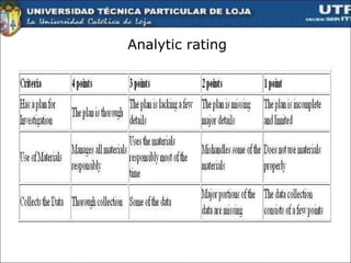 Analytic  rating 