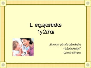 Lenguaje entre los  1 y 2 años. Alumnas: Natalia Hernández Valeska Melipil  Génesis Olivares 
