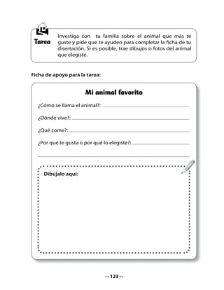 Ahí la vida brotaba por todos lados, el agua correteaba y los
    árboles crecían con fuerza. Aves, reptiles y mamíferos convivían
    en paz. Todos los que conocían este lugar querían quedarse
    para siempre.

    Un día, mientras Vicente dormía la siesta, escuchó un
    tremendo estruendo que lo despertó: ¡Pum, bum, bum! sonaba
    intensamente. Vicente pensó: “Parece una explosión”.

    Ágil, rápido y valiente, el venado se dirigió al lugar desde
    donde venía el estruendo. Era un camino cercano al Bosque
    Templado.

    Para ver qué sucedía se escondió entre los árboles del bosque,
    usando sus cuernos para confundirse entre las ramas y así no
    ser visto. En silencio, Vicente se escondió, miró… y escuchó...




                                           ¿Qué
                                    habrá visto Vicente?
                                      ¿Qué provocó el
                                        estruendo?




•   Según lo que has leído hasta aquí, ¿qué crees que puede ocurrir?




                                  125
 