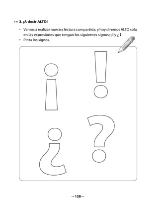 Repasa




5. Vamos a escribir
Pepa y Lili están jugando a dictarse oraciones que ya saben escribir. Haz
como ellas y escribe aquí lo que te dictará tu profesora:




                                  140
 