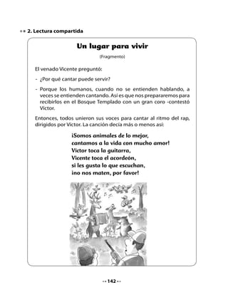 CONAF, Corporación Nacional Forestal
    La Corporación Nacional Forestal, CONAF, es un organismo que
    depende del Ministerio de Agricultura.

    Fue creada en 1970, con el propósito de conservar e incrementar
    los bosques de Chile.

    Busca educar a los niños y adultos en el cuidado de nuestra
    naturaleza, de su vegetación (flora) y de sus animales (fauna).

    El personaje que educa a los niños y niñas es un animal nativo
    chileno, el coipo, y se llama Forestín.




•   ¿Qué es la CONAF? ¿Cuál es su función?
•   ¿Qué significan las palabras flora y fauna?




                                   144
 