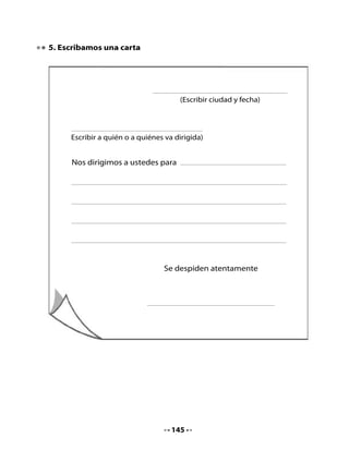 7. Mi Bitácora de Aprendizaje




 Lo que más me gustó de la unidad Animales asombrosos fue:




 Lo que mejor aprendí fue:




 Ya puedo escribir palabras como:




 El cuento que más me gusta leer es:




 Me gustaría seguir aprendiendo:




                                147
 