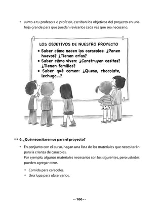 8. Completa este contrato
Al igual que los adultos, hoy firmarás tu primer contrato. En él asumes la
responsabilidad de alguna actividad para el proyecto de tu curso. Observa el
modelo y complétalo.




                               Contrato

          Yo,

          me comprometo a




          para el proyecto de Crianza de caracoles.




                                               Firma




                                    168
 