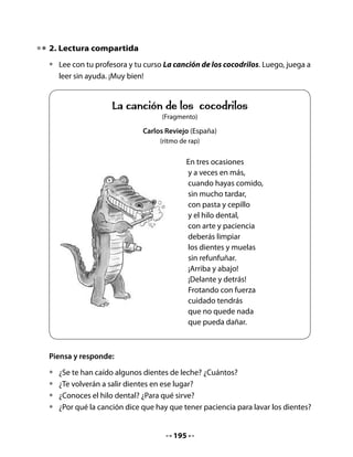 Copia esta frase:




4. Une cada palabra con su dibujo
•   Traza una línea entre cada palabra y el dibujo que corresponde.




       una carta


       un quitasol


       un paquete


       un columpio




                                      197
 