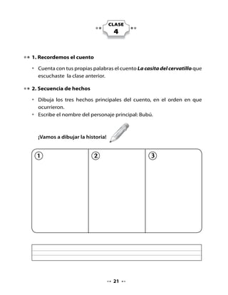 . Instrucciones para hacer un almácigo

•    Lee con tu profesora o profesor la lista de materiales y las instrucciones
     para hacer un almácigo con tu curso.


                         Proyecto: Mi almácigo
    Materiales:                             Instrucciones:

    •   1 caja de helado con tierra         •   Saca la tierra de la caja de
                                                helado.
    •   1 sobre de semilla de cada tipo
                                            •   Haz unos hoyos en la base de
    •   agujas de lana                          la caja con la aguja de lana.
    •   regador o pulverizador
                                            •   Rellena la caja con la tierra
                                                dejando un poco afuera.
        con agua
                                            •   Esparce sobre la tierra un
                                                poco de un tipo de semilla.
                                            •   Tapa con la tierra que dejaste
                                                separada.
                                            •   Riega con el regador o
                                                pulverizador.
                                            •   Coloca la caja en un lugar con
                                                luz.



. ¡Manos a la obra!

• Ahora haremos el almácigo;              Yo:
    sigue los pasos de las
    instrucciones que leíste.
•   Escribe en una tarjeta el
                                          Sembré:
    nombre de la semilla que
    sembraste, pégala en un palo
                                          Fecha:
    de helado y colócala en la
    tierra de tu caja.


                                       2
 