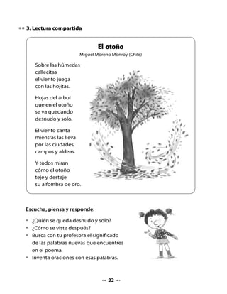 . Escribe un registro

•    Dibuja cómo hiciste tu almácigo.
•    Escribe tu nombre y la fecha.

                      Registro de Observación Nº 1

                                                   Día 1
    Nombre:




    Fecha:

    Semilla:



Mi Bitácora de Aprendizaje
                                                        ¿Qué hemos
•    Responde estas preguntas:
                                                        aprendido?


               Piensa acerca de lo que has
               aprendido y comenta con tu
               compañero (a) de banco.




     H          Repite este trabalenguas. Apréndelo y enséñalo
    Tarea       a otro amigo, amiga o a un familiar.

                             Tres tristes tigres
                        tragaron tres tazas de trigo.



                                      2
 