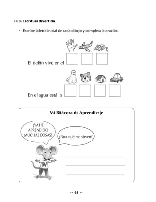 3. Conversemos sobre el agua

•   ¿Qué crees que pasaría si no tuviéramos agua?
•   ¿Cuándo la usamos?
•   ¿Para qué cosas es necesaria el agua?

4. Preparemos la lectura
Observa las ilustraciones y comenta con tus compañeros y
compañeras.

•   ¿De qué crees que tratará? ¿Por qué piensas eso?
•   ¿Qué lugares crees tú que visitará la gotita?

5. ¡Ahora vamos a leer!

Escucha el cuento con atención.



                    La gotita de agua*
                             Elisa de Paut (Chile)
                        Adaptación libre de Carola Gana

    Había una vez una gotita de agua que vivía en el mar, junto a
    muchas otras gotitas.

    Ella era muy especial, curiosa
    y siempre atenta a lo que
    pasaba a su alrededor; le
    gustaba conversar con los
    animales acuáticos, saber
    qué pasaba más allá del mar
    y escuchar las conversaciones
    de los marineros de los barcos
    cuando pasaban cerca de ella.



                                     70
 