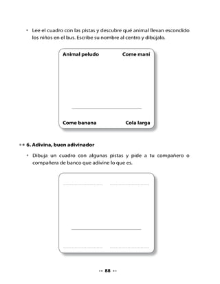 CLASE
                                    7

1. Recordemos las últimas letras aprendidas

•   Lee las siguientes palabras y escribe las que ya conoces.


       Leo:                  Escribo:

       Filomena

       delfín

       Valparaíso

       paseo

       fantasma

       tierra

       mar




                                    90
 