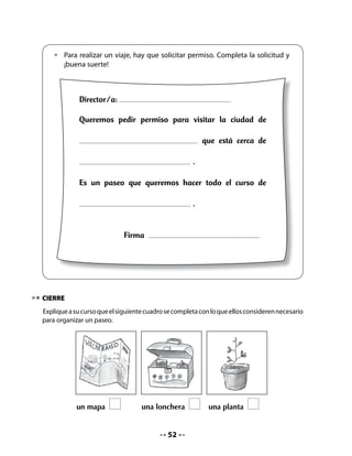 CLASE
                                                 2


INICIO
1. Activación de la memoria
Pida que comenten qué cosas son importantes antes de planificar un paseo del curso.
Recuerde el paseo que harán Lili y sus amigos, el nombre de la ciudad que visitarán y, lo
más importante, que van a conocer el mar y algunas de las características de este recurso
natural.
Anúncieles que hoy aprenderán la letra f, leerán y escribirán nombres de animales marinos
y aprenderán un poema sobre la foca.

2. Animales del mar
Pida que nombren diferentes animales acuáticos que conocen y escríbalos en el pizarrón.
Motive a niñas y niños a expresar oralmente algunas características especiales.


  •   ¿Conoces el nombre de peces y otros
      animales marinos? Compártelos con
      tu curso y con tu profesora o profesor.




                                            54
 