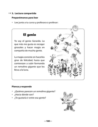 Adivinemos la palabra escondida




                   •   Ahora tú puedes pasar adelante y
                       proponer una palabra deletreada
                       para que la adivinen.




                               181
 