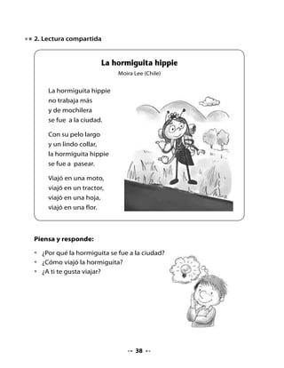 •   Copia las palabras que indican características de la hormiguita.


                Palabras que indican características


                         hormiguita hippie




. Palabra clave




                    J	 	       	     														j

                                    
 