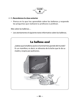 2. Lectura compartida


                Los dos gallos y el águila
                                 Esopo

    Dos gallos peleaban por el
    dominio de las gallinas;
    después de muchos picotones,
    uno venció al otro.
    Resignadamente, el gallo
    derrotado se ocultó en un
    matorral. En cambio el vencedor,
    orgulloso, se subió a una cerca alta y se puso a cantar con gran
    entusiasmo.
                                 De pronto apareció un águila que no
                                 tardó en atraparlo. Desde entonces,
                                 el gallo que había perdido la riña se
                                 quedó con todo el gallinero.

                                  Al que hace alarde de sus propios
                                  éxitos, no tarda en aparecerle
                                  alguien que se los arrebate.



3. Uno, dos, tres, ¡acción!

•   Junto a tu grupo realicen una dramatización de la fábula. Los
    personajes son: las gallinas que comentan asustadas lo que ocurre,
    dos gallos que pelean y
    dialogan mientras luchan,
    y quien dice la moraleja
    al final.
•   Presenten su dramatización
    al curso.




                                   96
 