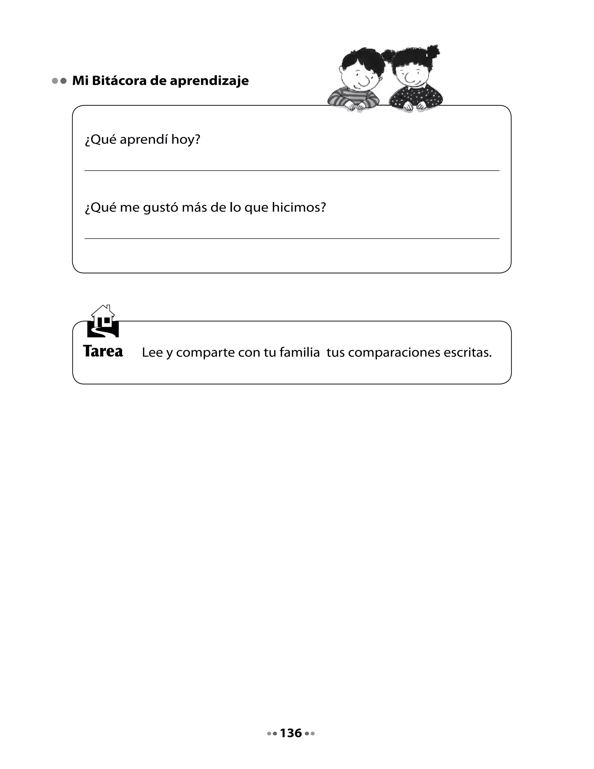 CLASE
                                     6

1. Aprendamos un nuevo trabalenguas

•	   Repite	con	tu	profesora	o	profesor	este	trabalenguas.

                      La bruma abrumaba a Bruno,
                       tan abrumado estaba Bruno
                          que al desembrumarse
                         más bruma lo abrumaba.

2. Lectura compartida


                            El mundo al revés
                               M.	Elena	Walsh

     Érase	una	vez
     un	lobito	bueno
     al	que	maltrataban
     todos	los	corderos.

     Había	también	
     un	príncipe	malo,
     una	bruja	hermosa
     y	un	pirata	honrado.

     Todas	estas	cosas
     había	una	vez
     cuando	yo	soñaba
     el	mundo	al	revés.	




                                    137
 