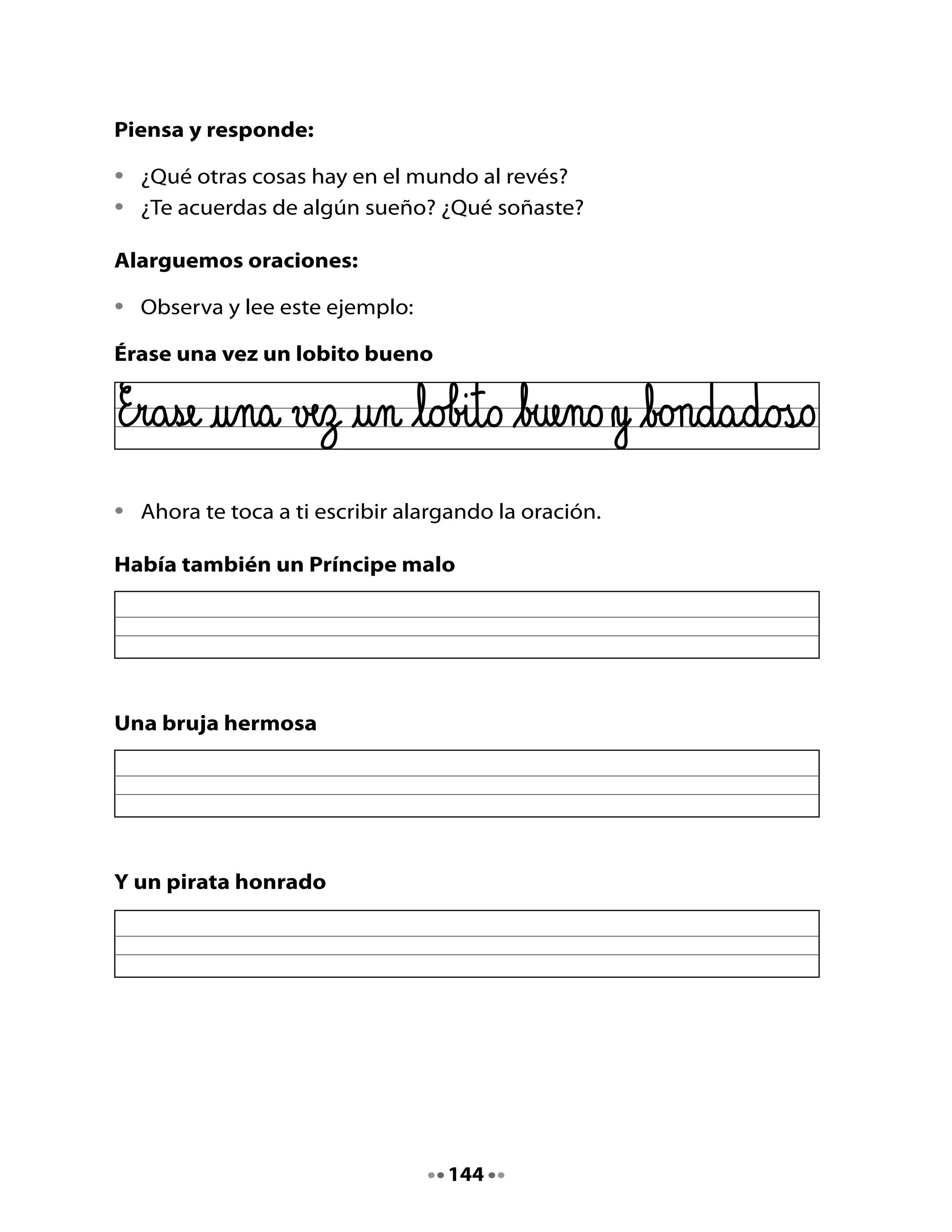 3. Palabra clave

•	   Lee	la	palabra	clave	junto	con	tu	curso.
•	   Propongan	otras	palabras	que	contengan	pr.




                    Pr		       	     														pr

4. Tugar, tugar, salir a buscar

•	   Lee	y	pinta	solamente	los	volantines	que	contienen	palabras	con	PR.




                                    compras                   prado
              príncipe




      bruja                 problema                 premio




                                   145
 