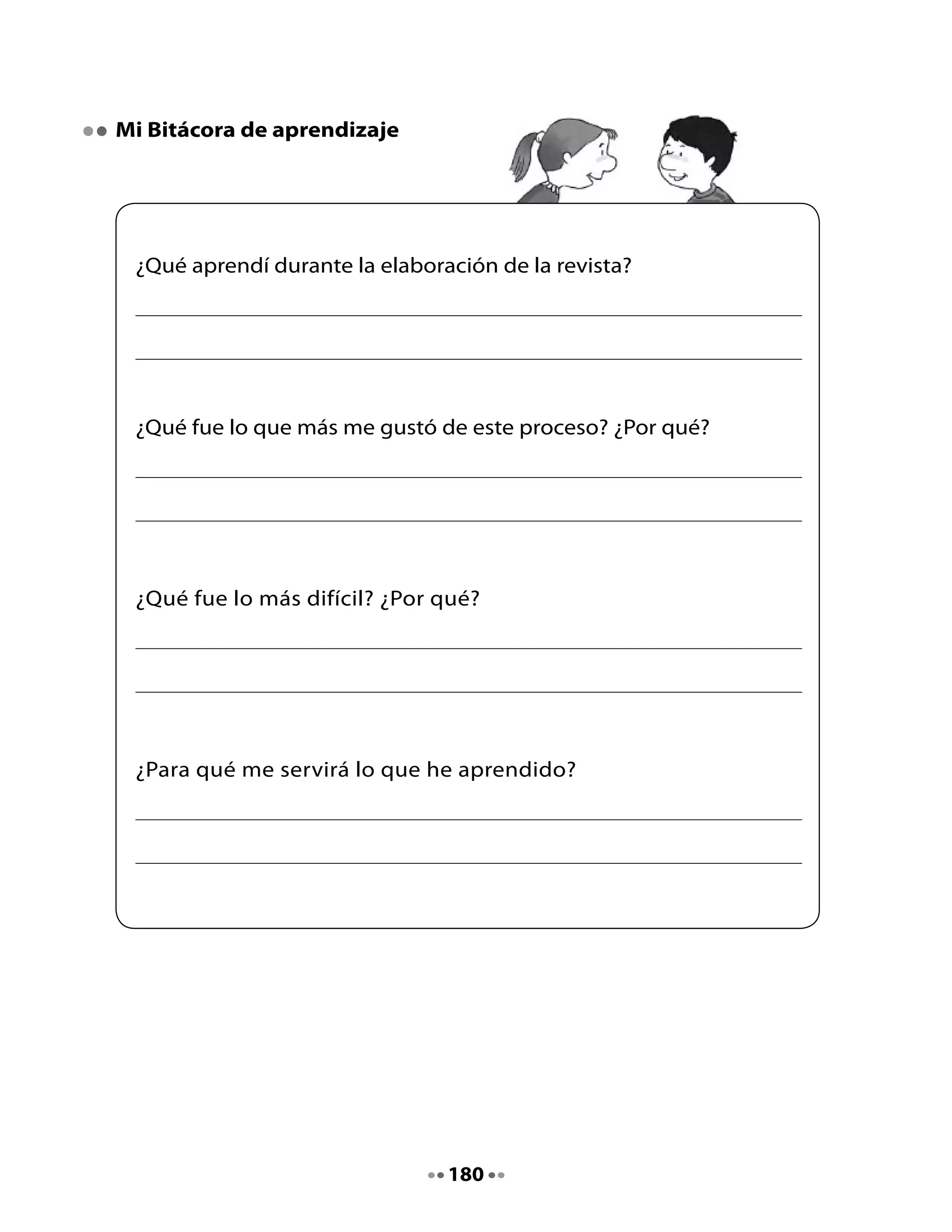 CLASE
                                    3

1. Preparemos el lanzamiento de la revista
Ya tenemos nuestra revista, ahora debemos entregarla a sus destinatarios
para que la lean.
Recordemos que elaboramos esta revista para entregarla a nuestros
padres como regalo de fin de año; también podemos regalarla a otros
familiares, por ejemplo, abuelos, tíos, hermanos o hermanas. Ahora las
revistas deben llegar a sus manos, para que sepan lo mucho que ustedes
han aprendido durante este año.
Hoy prepararemos la ceremonia de “lanzamiento” de la revista. ¿Sabes en
qué consisten estos lanzamientos? Pregunta a tu profesora o profesor.
Probablemente te contará que los escritores, cuando terminan un libro,
invitan a mucha gente para que lo conozcan.
¿Cómo será la ceremonia de lanzamiento? Hagamos una lluvia de ideas
para ponernos de acuerdo.
Dicta a tu profesora lo que te gustaría que hicieran ese día. Ella anotará
todas las ideas y luego decidirán.
Por ejemplo:




                                   181
 