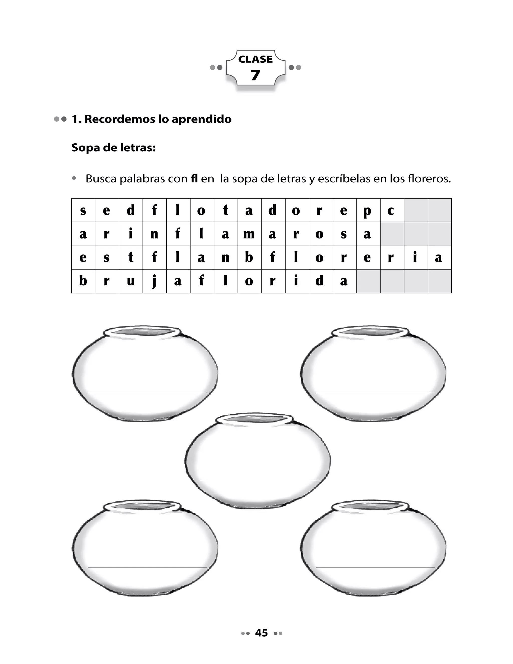 . ¡Vamos a leer!

•   Lee el poema junto a tu profesora y compañeros. Primero lean rápido
    y luego, lentamente.



          En Florencia
    En Florencia hay una plaza,
    en la plaza hay una flor,
    en la flor hay una casa,
    ¡UNA CASA EN UNA FLOR!

    La casa no está en la flor,
    la flor no está en la plaza,
    la plaza no está en Florencia.
    Entonces, ¿DÓNDE ESTÁ LA FLOR?

    (Préstamo literario)




Piensa y responde:

•   ¿Dónde hay una plaza?
•   ¿Qué hay en la flor?
•   Inventa otro verso para este poema.




                                  4
 