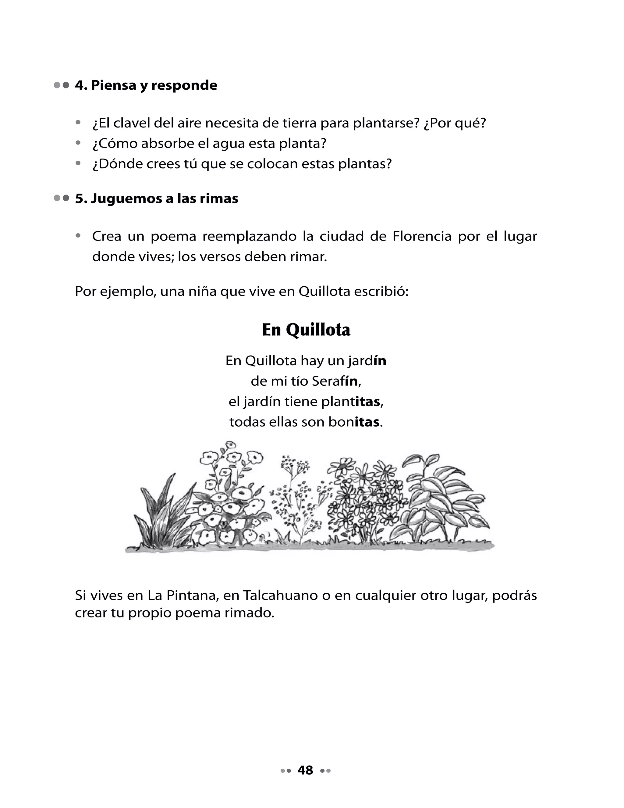 ¡Manos a la obra! Luego lo publicarás en la revista del curso.
Escribe aquí tu poema:




•   Revisa tu poema con ayuda de tus compañeros y profesora.
•   Ahora reescríbelo aquí y dibuja lo que escribiste:




                                 4
 