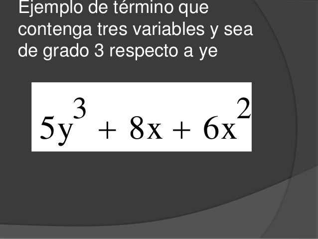 Lenguaje algebraico