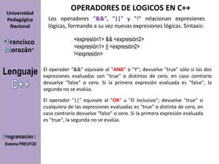Lenguaje c++ | PPTX