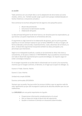 Lenguaje cinematográfico