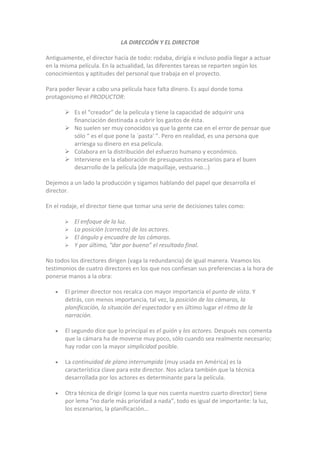 Lenguaje cinematográfico