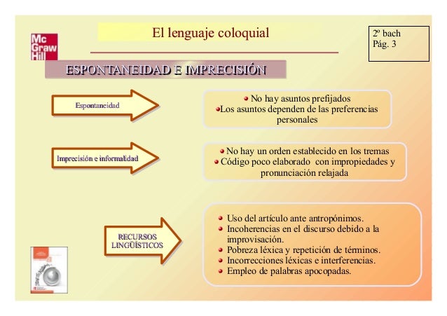 Lenguaje coloquial