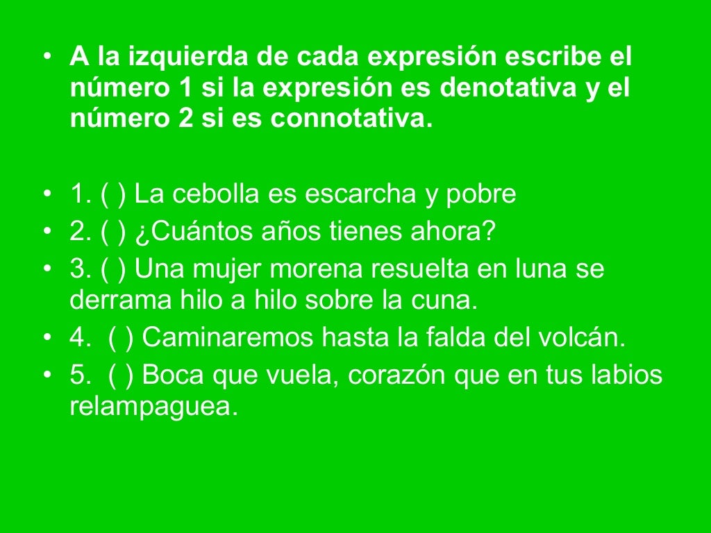 Ejemplos De El Lenguaje Connotativo