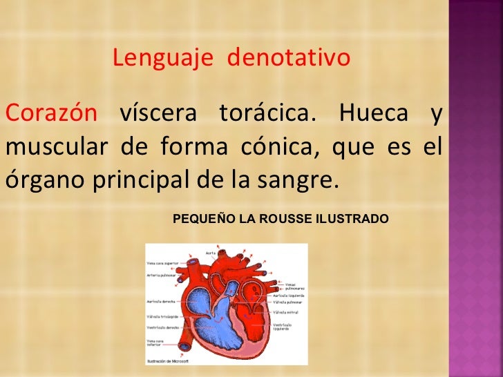 Lenguaje denotativo y el connotativo