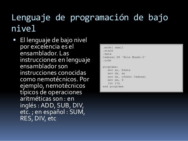 Lenguaje de programación