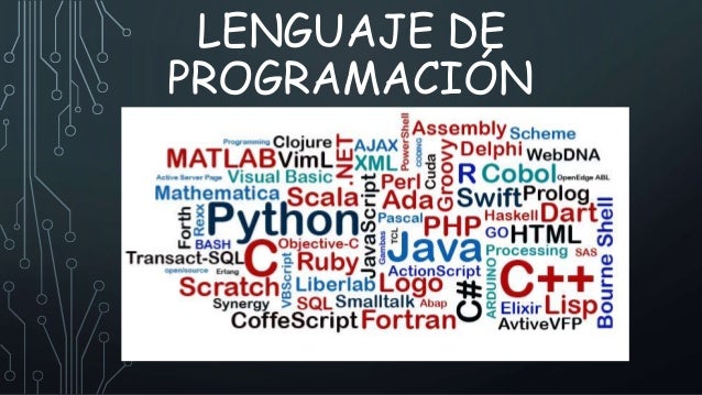 Resultado de imagen para Lenguaje de Programación