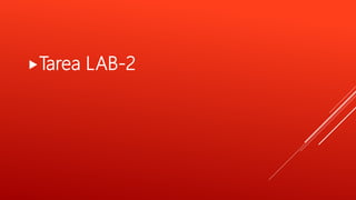 Tarea LAB-2
 