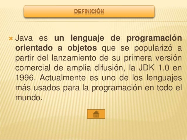 Lenguaje de programación java
