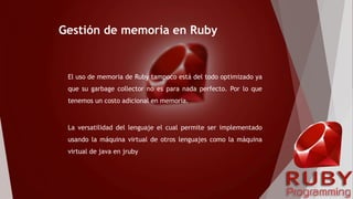 Lenguaje de Programación Ruby | PPTX