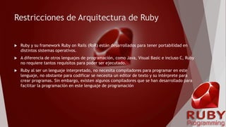 Lenguaje de Programación Ruby | PPTX