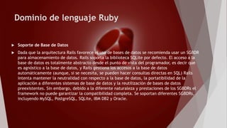 Lenguaje de Programación Ruby