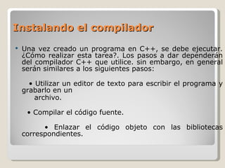 2da parte instalación del compilador | PPT